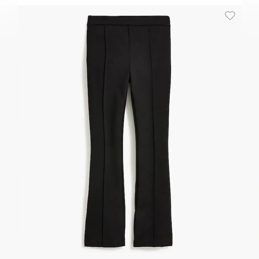 J.Crew Black Crop flare ponte pant Size 4 - Picture 4 of 4